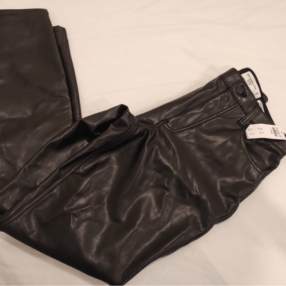 Abercrombie & Fitch vegan leather pants size 4/27 - Picture 10 of 10